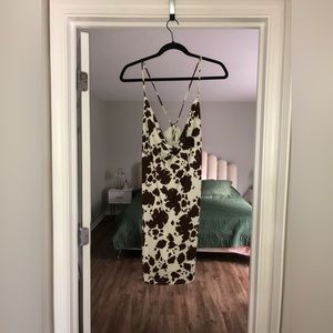 SOLD Cow Print Dress